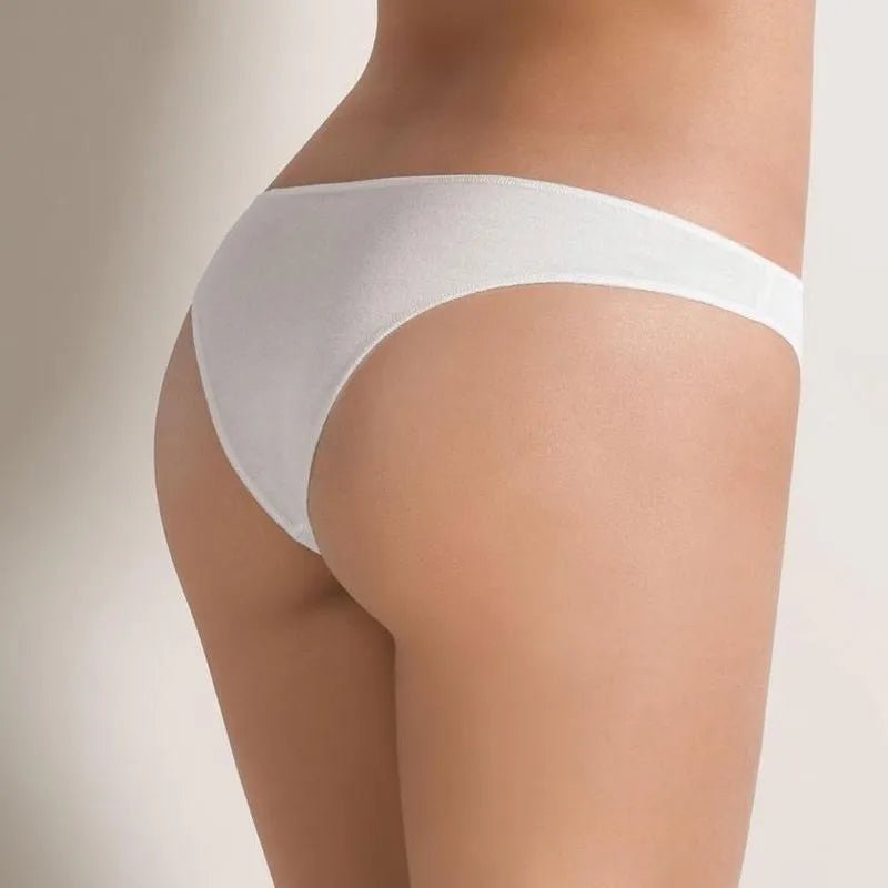 Confezione da 3 Slip brasiliana vita bassa donna invisibile Cotonella 3490