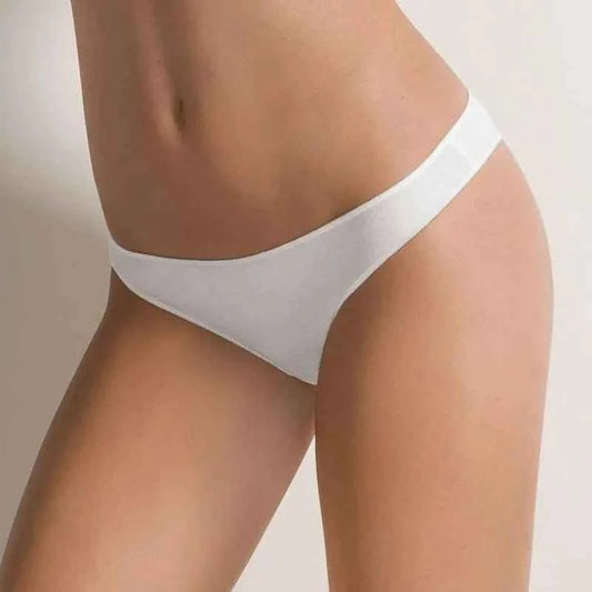 Confezione da 3 Slip brasiliana vita bassa donna invisibile Cotonella 3490