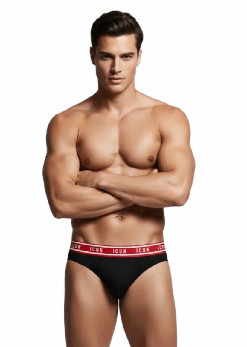 Confezione da 3 Slip uomo ICON cotone bielastico IMU03
