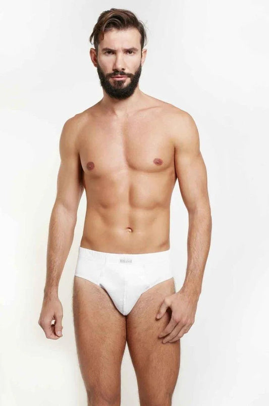 Confezione da 3 Slip uomo Nottingham cotone bielastico rasato tinta unita SM81