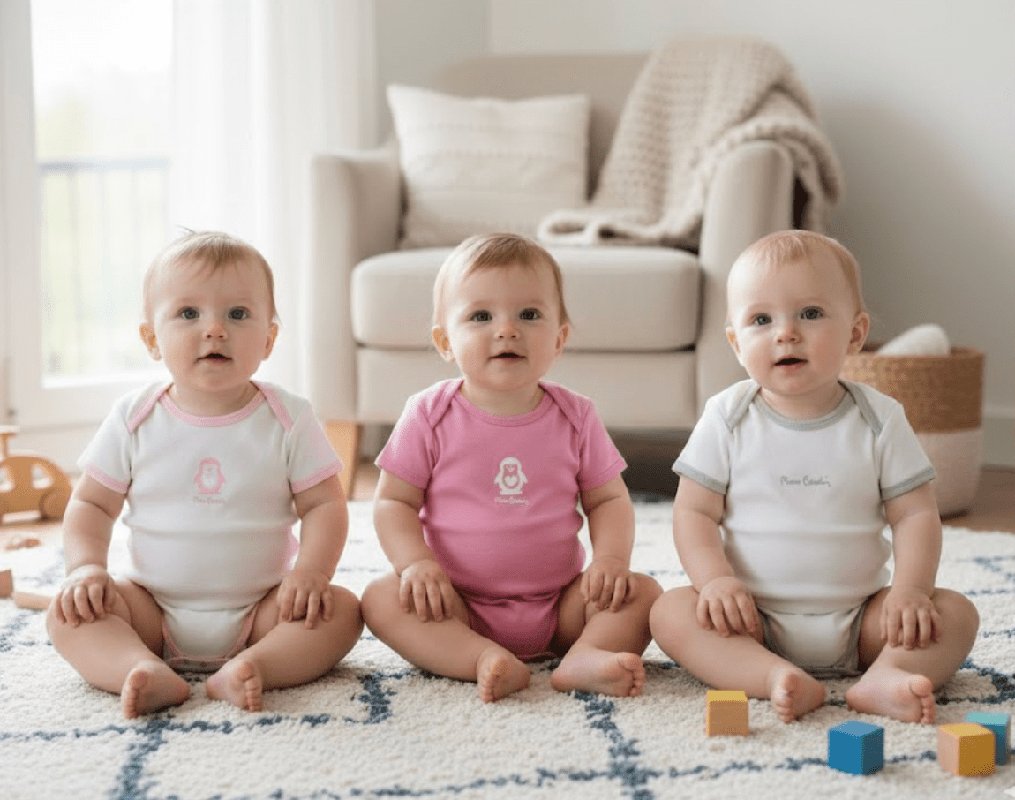 Confezione da 3 body neonata mezza manica Pierre Cardin 100% cotone PCKB3.036