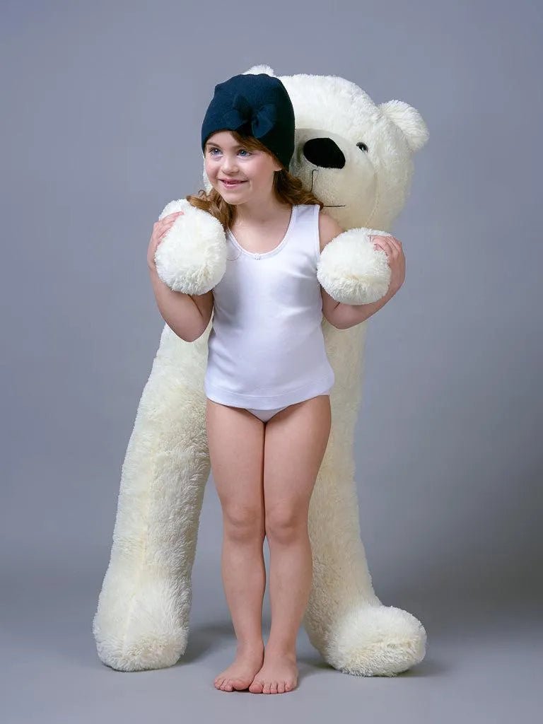 Confezione da 3 canotte bambina Bimbissimi in cotone felpato VL311B