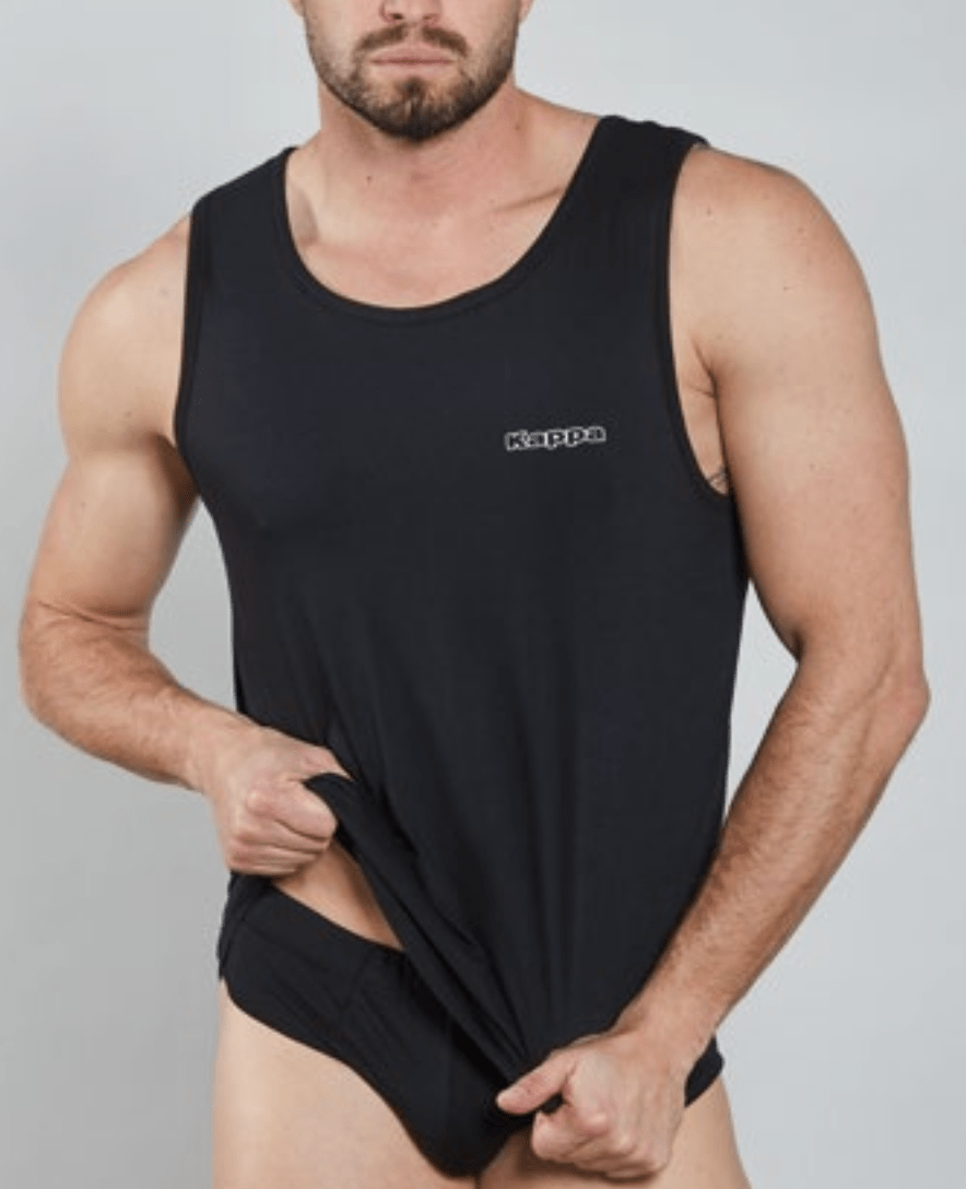 Confezione da 3 canotte uomo Kappa 100% cotone pettinato K1325