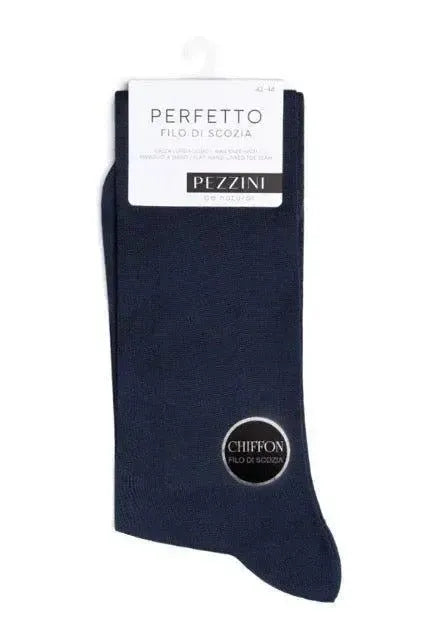 Confezione da 3 paia di Calze lunghe uomo Pezzini modello UGB-Perfetto in filo di Scozia