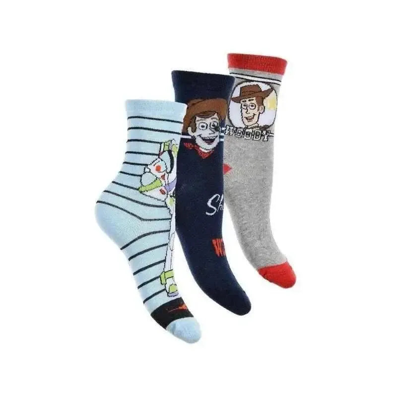 Confezione da 3 paia di calze bambino in caldo cotone Toy Story HS0722