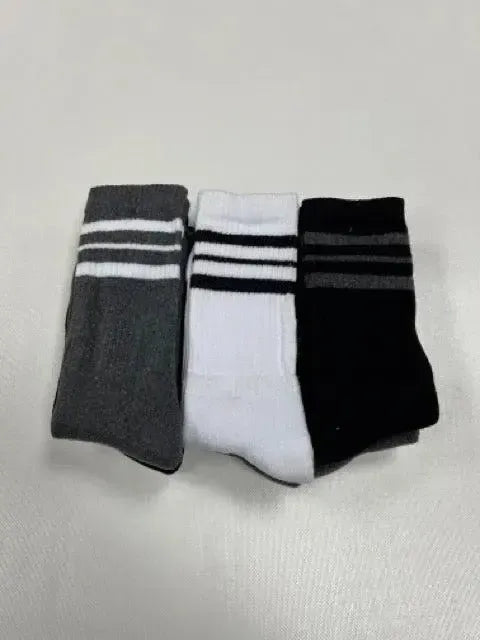 Confezione da 3 paia di calze corte fitness unisex uomo donna Hollywood Milano HLM004