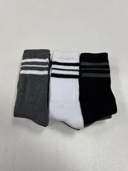 Confezione da 3 paia di calze corte fitness unisex uomo donna Hollywood Milano HLM004
