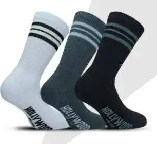 Confezione da 3 paia di calze corte fitness unisex uomo donna Hollywood Milano HLM004