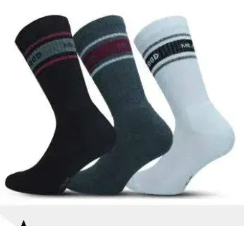 Confezione da 3 paia di calze corte fitness unisex uomo donna Hollywood Milano HLM014
