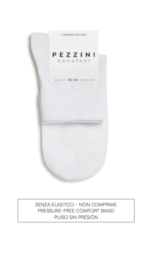 Confezione da 3 paia di calze donna risvoltina Pezzini in caldo cotone Relax DCZ-551