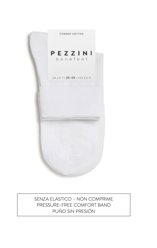 Confezione da 3 paia di calze donna risvoltina Pezzini in caldo cotone Relax DCZ-551