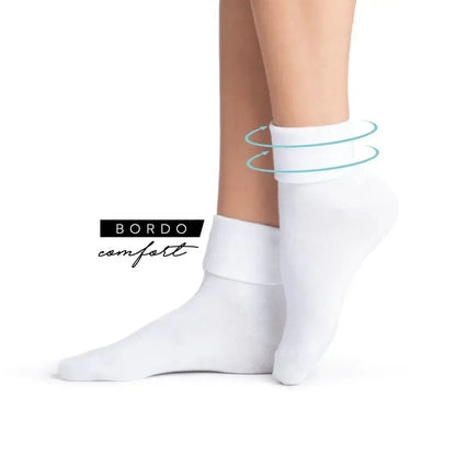 Confezione da 3 paia di calze donna risvoltina Pezzini in caldo cotone Relax DCZ-551