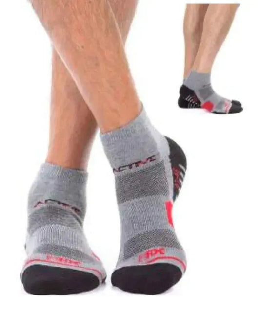 Confezione da 3 paia di calze fitness unisex uomo donna Meritex Active 670