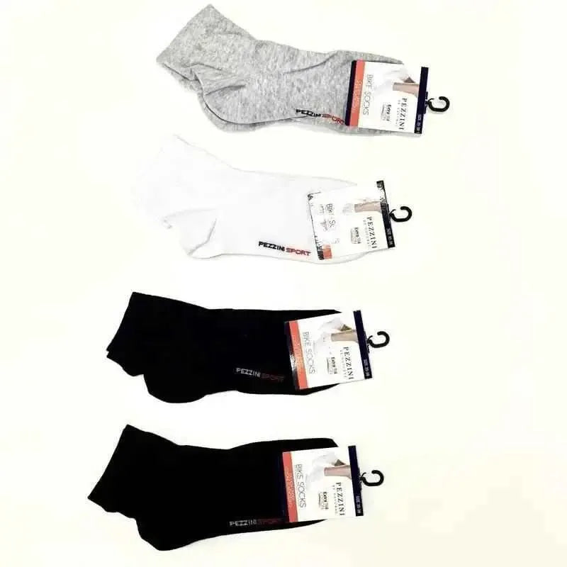 Confezione da 3 paia di calze in cotone uomo donna Pezzini Bike MCZ-102