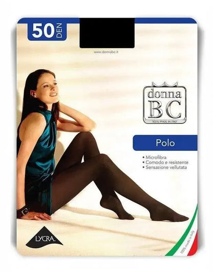 Confezione da 3 paia di collant microfibra Donna BC modello Polo 50 denari