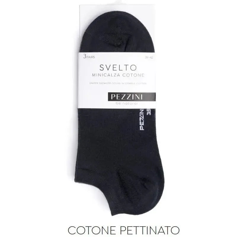 Confezione da 3 paia di minicalza uomo donna Pezzini Svelto MCZ-100