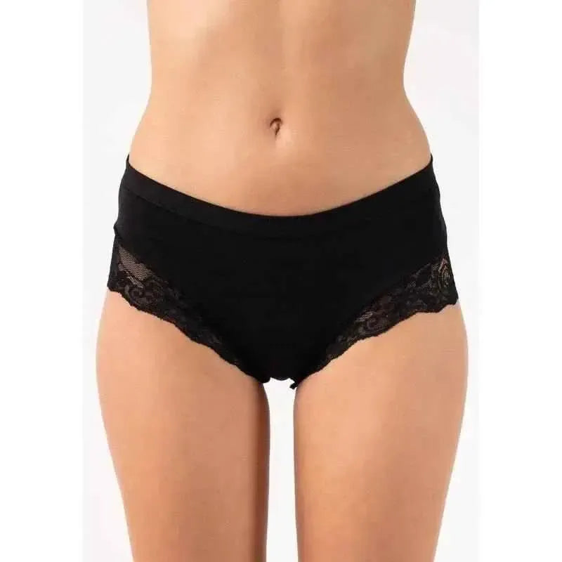 Confezione da 3 slip donna Jadea con riporti in pizzo 522