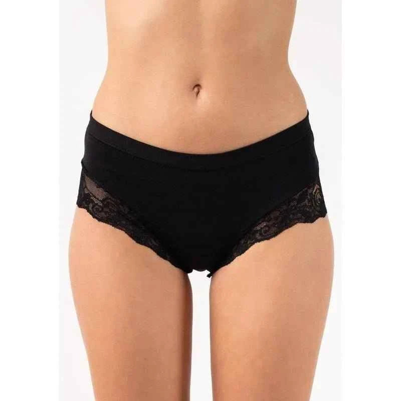 Confezione da 3 slip donna Jadea con riporti in pizzo 522