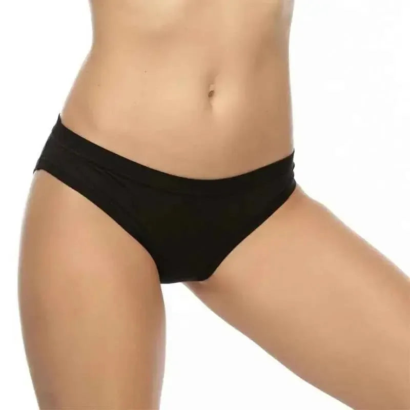 Confezione da 3 slip donna a vita bassa in cotone bielastico Cotonella 3362