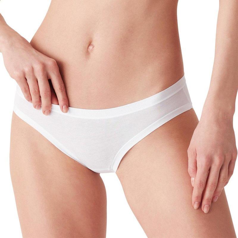 Confezione da 3 slip donna a vita bassa in cotone bielastico Cotonella 3362