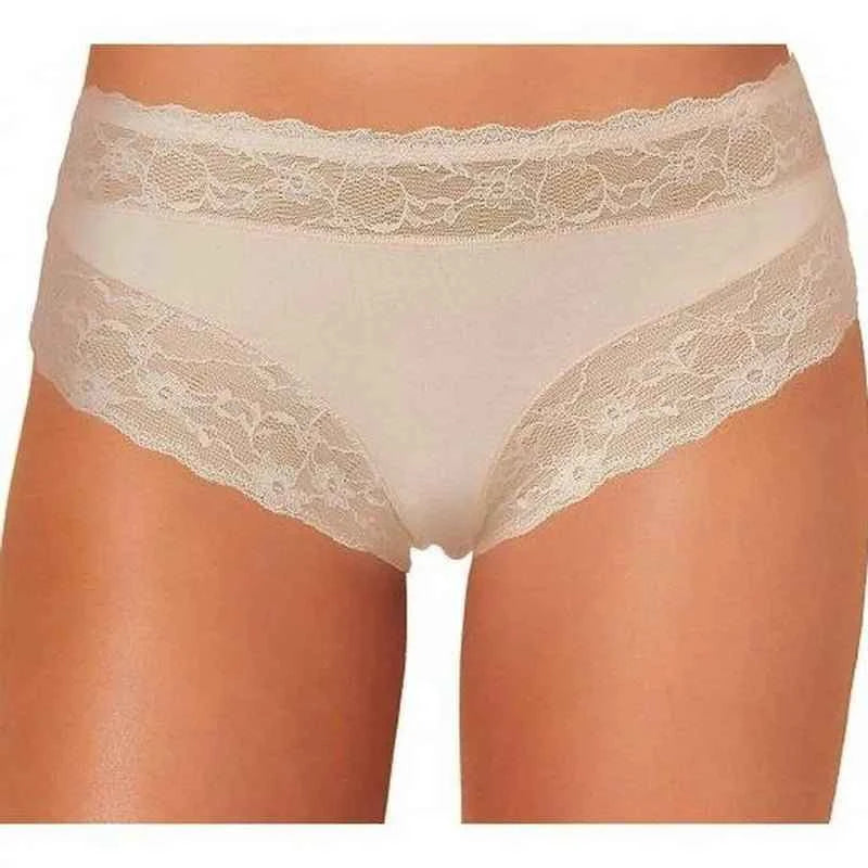 Confezione da 3 slip donna in pizzo Jadea cotone modal motivo floreale 742