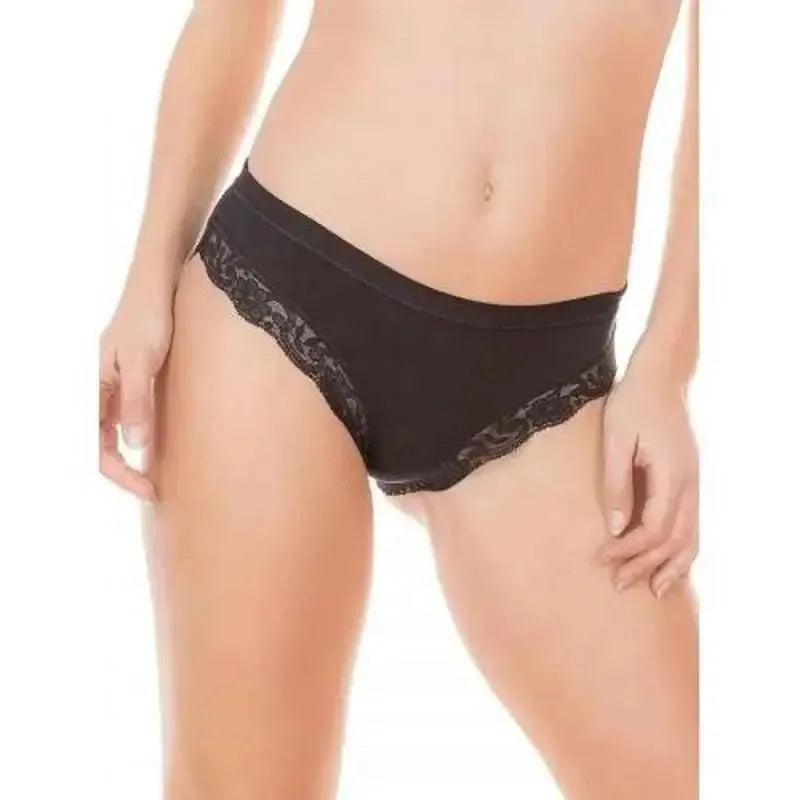 Confezione da 3 slip donna in pizzo Jadea motivo floreale 518