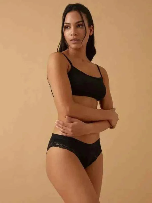Confezione da 3 slip donna in pizzo Jadea motivo floreale 518