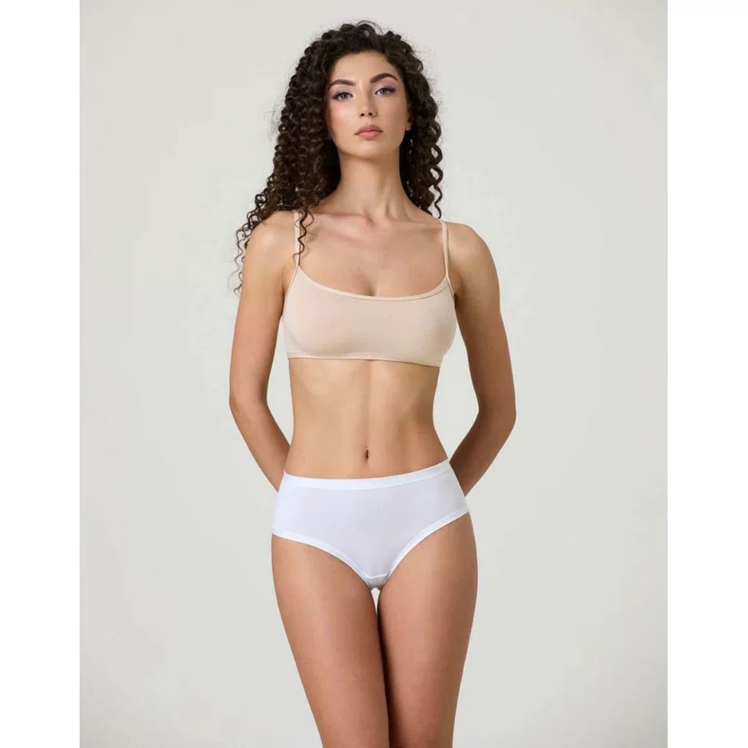 Confezione da 3 slip donna modello Midi Jadea elasticizzato 786