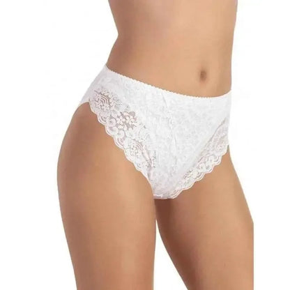 Confezione da 3 slip donna modello Midi a vita alta Jadea in pizzo 791
