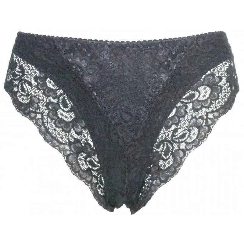 Confezione da 3 slip donna modello Midi a vita alta Jadea in pizzo 791