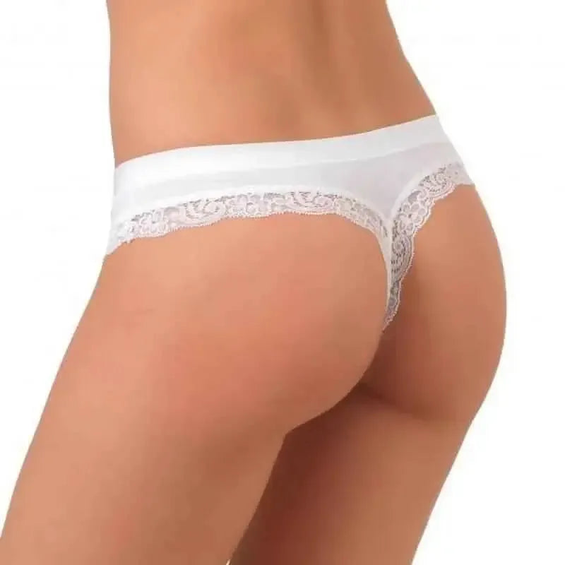 Confezione da 3 slip donna modello Perizoma Jadea con riporti in pizzo 519