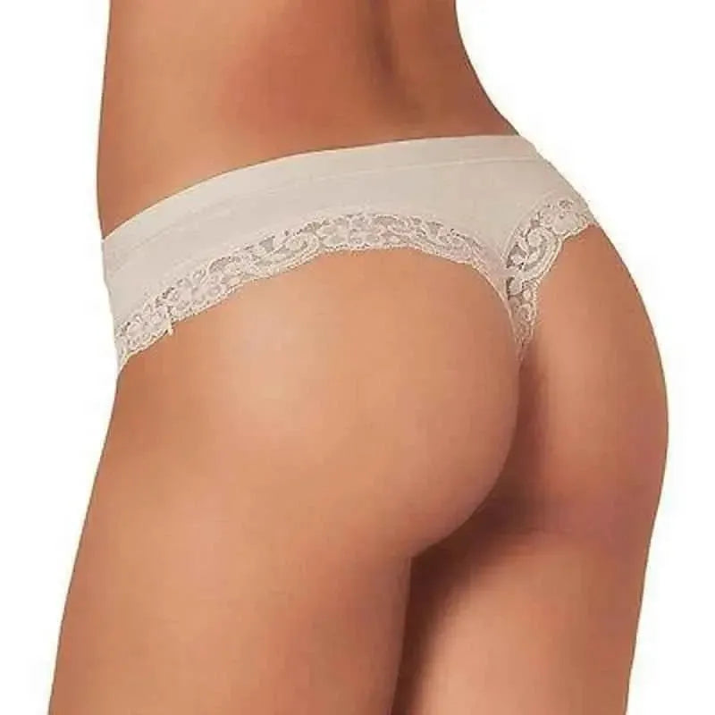 Confezione da 3 slip donna modello Perizoma Jadea con riporti in pizzo 519