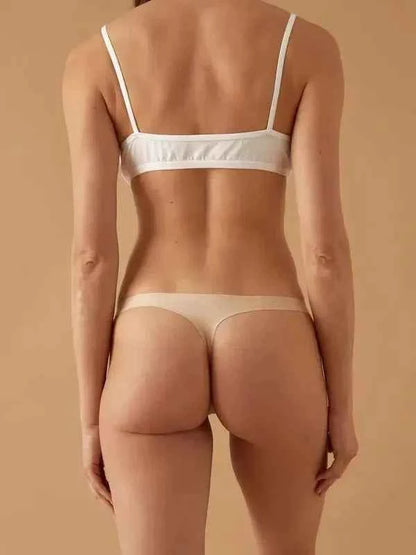 Confezione da 3 slip donna modello perizoma Jadea taglio laser 8002