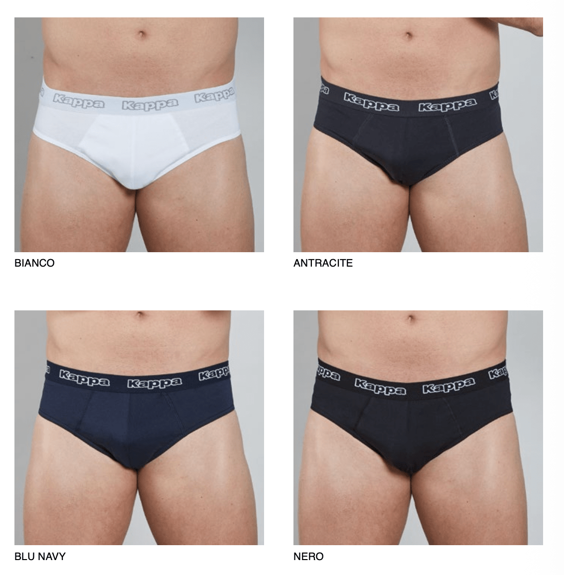 Confezione da 3 slip uomo Kappa cotone bielastico K1121