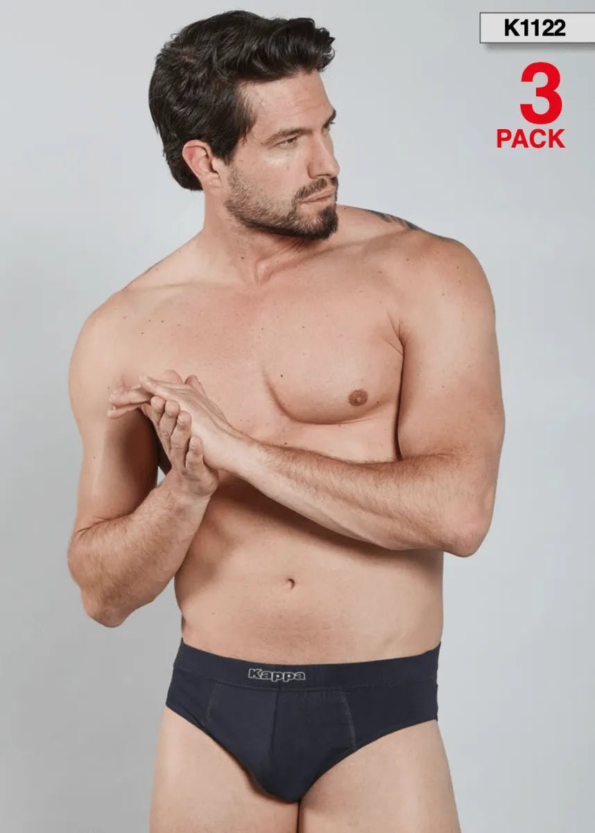 Confezione da 3 slip uomo Kappa cotone bielastico K1122