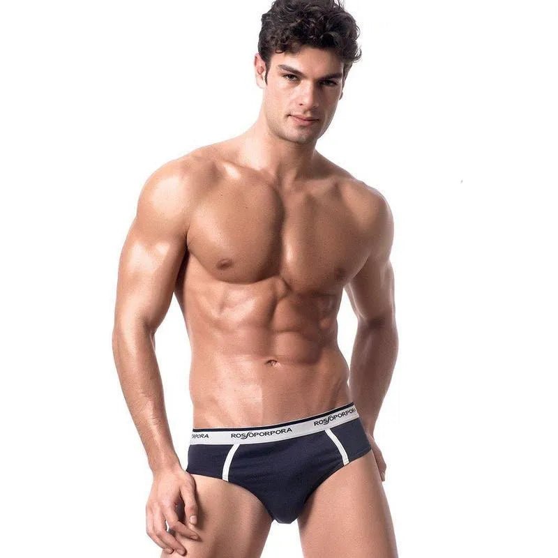 Confezione da 3 slip uomo RossoPorpora US460