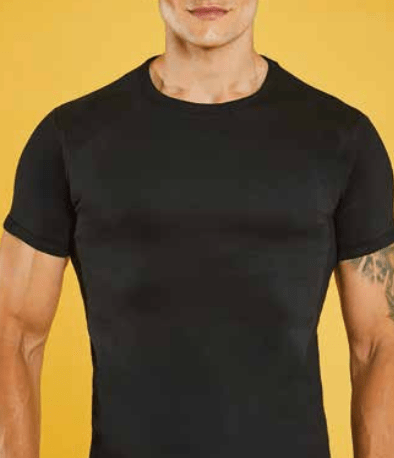 Confezione da 4 maglie uomo Nazareno Gabrielli cotone bielastico NG4500