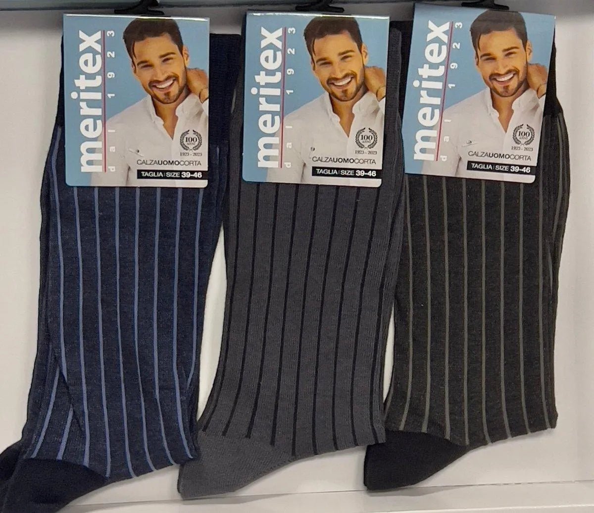Confezione da 6 paia calze corte filo di scozia Meritex 8227 Costa