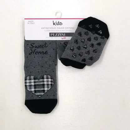 Confezione da 6 paia di calze antiscivolo bambina Pezzini Kid's in caldo cotone GBS-PAI211800
