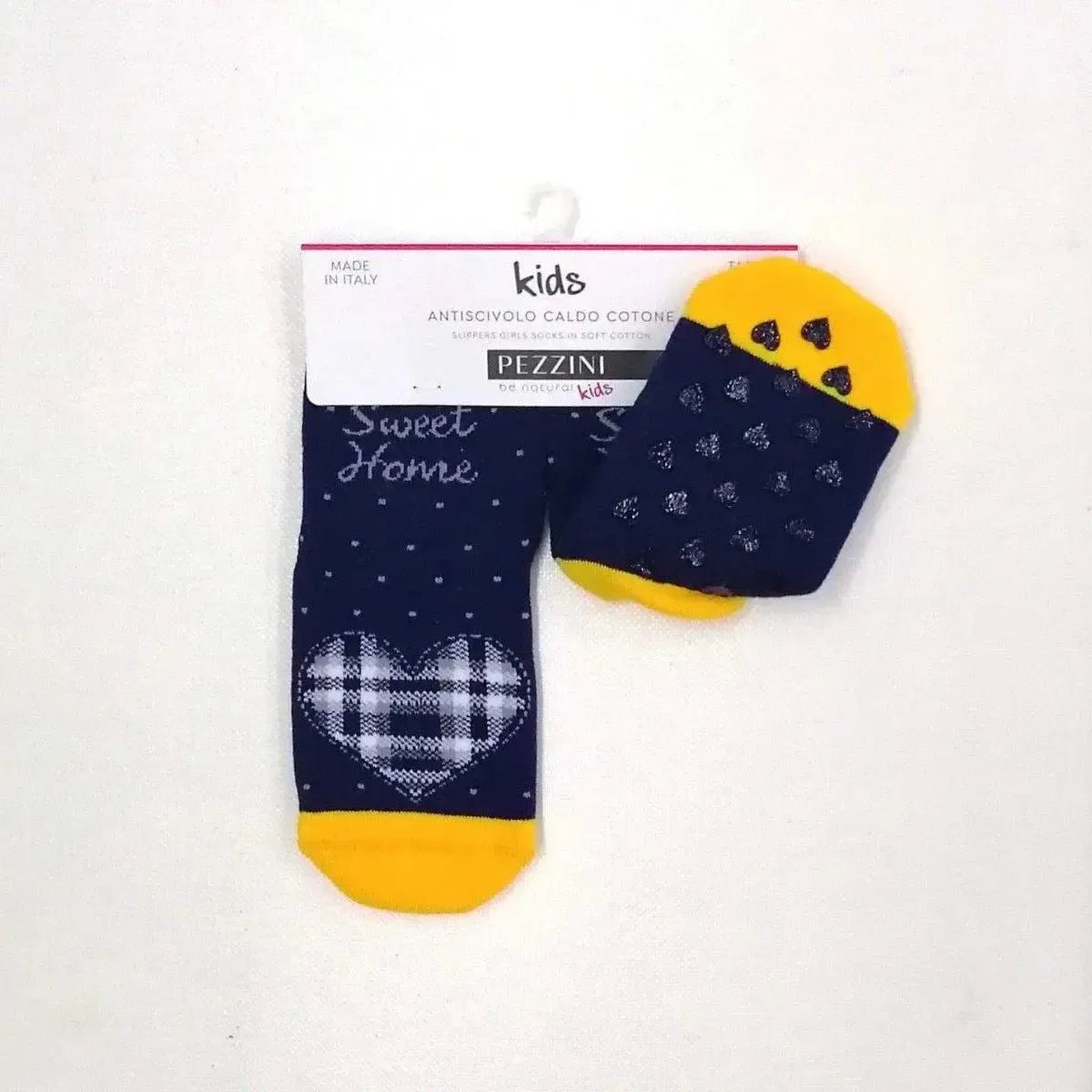 Confezione da 6 paia di calze antiscivolo bambina Pezzini Kid's in caldo cotone GBS-PAI211800