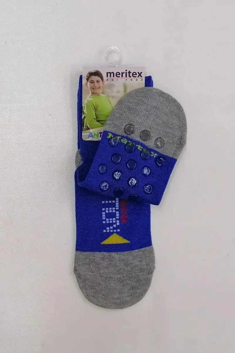 Confezione da 6 paia di calze antiscivolo bambino Meritex cotone 8001