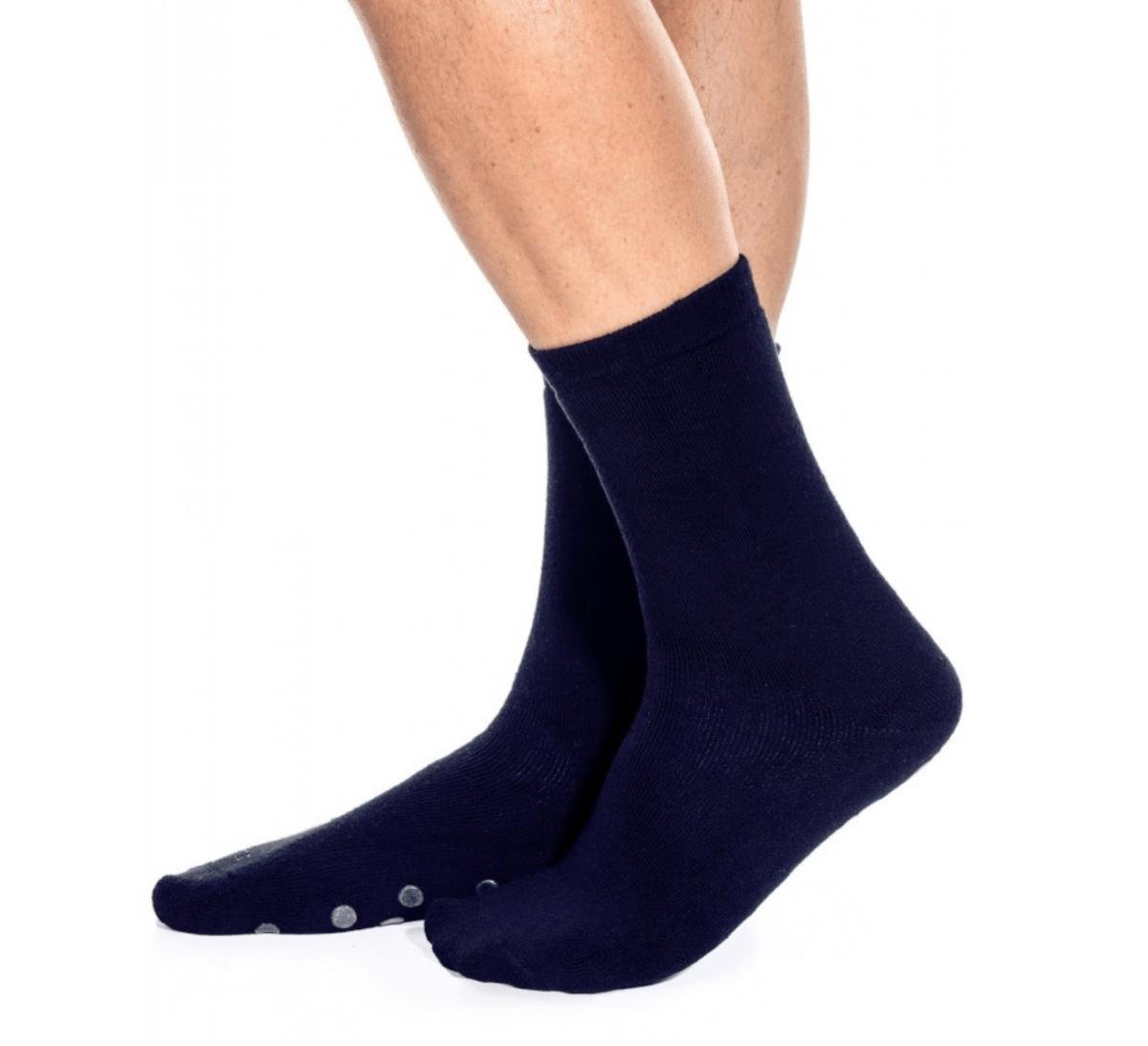 Confezione da 6 paia di calze antiscivolo uomo Meritex cotone fresco 8002 ABS