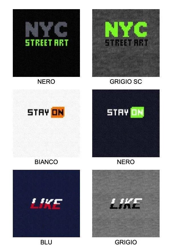 Confezione da 6 paia di calze bambino corte Meritex caldo cotone 4051 NYC