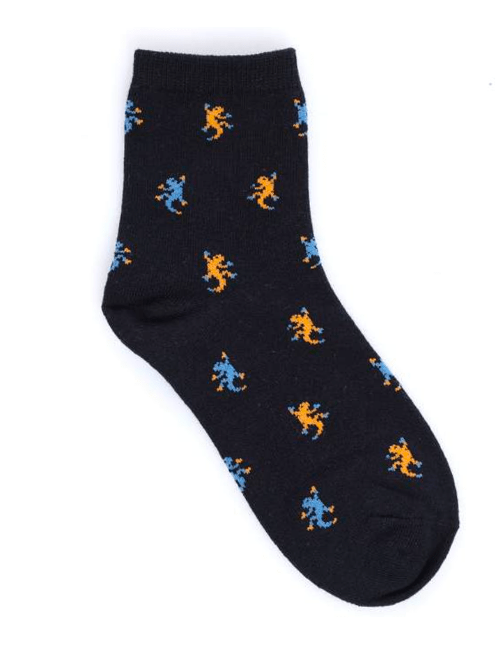 Confezione da 6 paia di calze bambino lunghe Meritex caldo cotone 4028 Geko