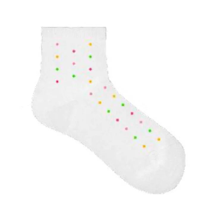 Confezione da 6 paia di calze corte bambina Meritex cotone 7584