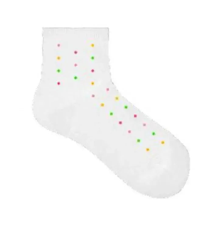 Confezione da 6 paia di calze corte bambina Meritex cotone 7584
