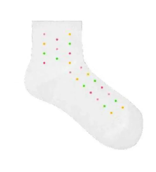 Confezione da 6 paia di calze corte bambina Meritex cotone 7584