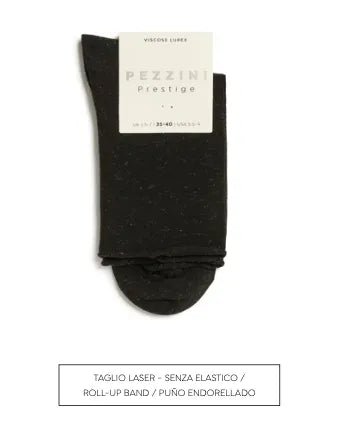 Confezione da 6 paia di calze corte in caldo cotone donna lurex Pezzini Dcz-302 Prestige