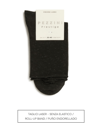 Confezione da 6 paia di calze corte in caldo cotone donna lurex Pezzini Dcz-302 Prestige