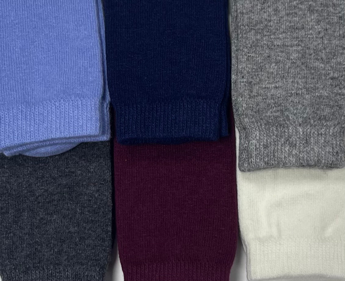 Confezione da 6 paia di calze corte in merino e cashemere Pezzini DCZ-330 Assortimento 1